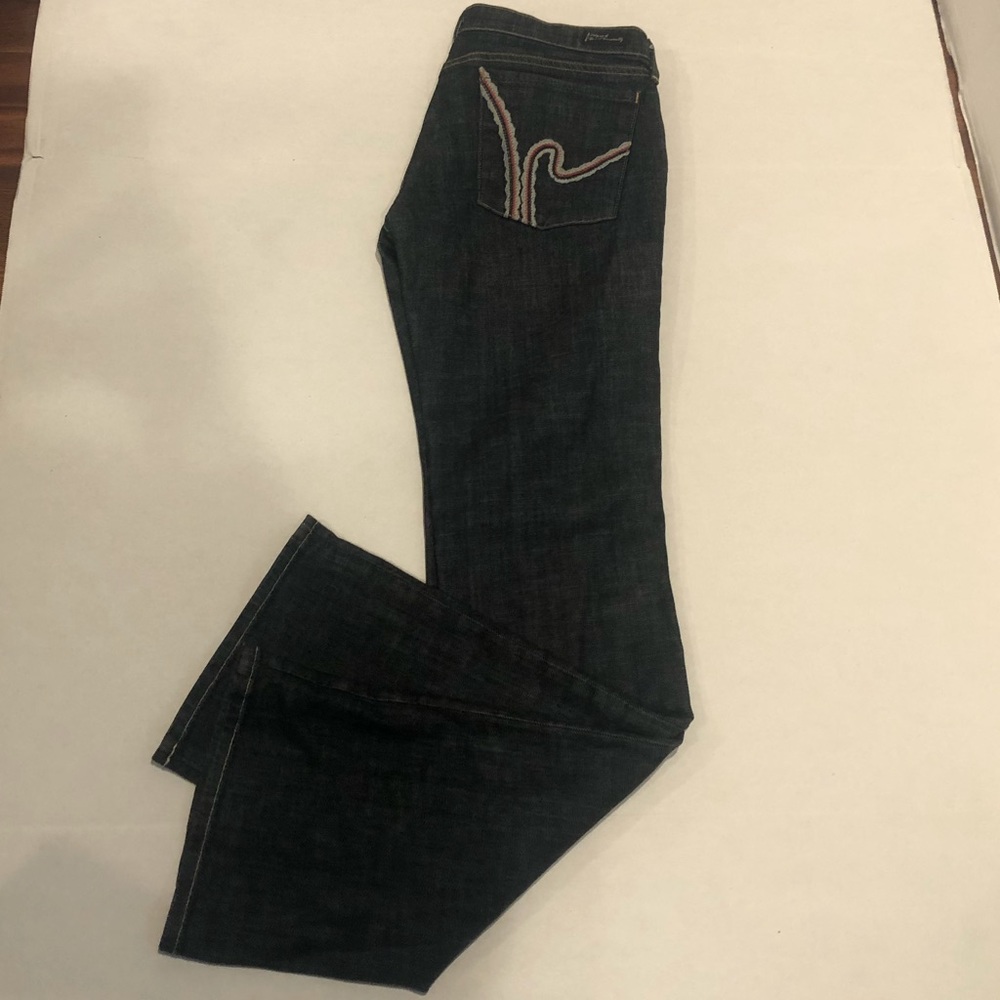Citizens of Humanity Women’s Jeans Crochet H #234 Low Rise Boot Cut Dark Wash 30 - Picture 5 of 16